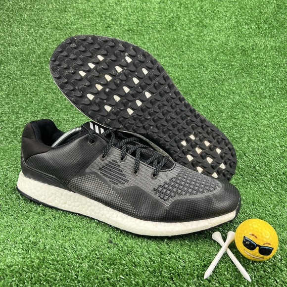 Adidas Boost Crossknit DPR Spikeless Golf Shoes Men's Size 11 Core BlackEE9130